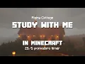 Download Lagu Study with Me in Minecraft | Rainy Cottage | 25/5 Pomodoro Timer [2hr] [4K]