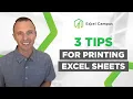 3 Tips for Printing Excel Sheets CORRECTLY