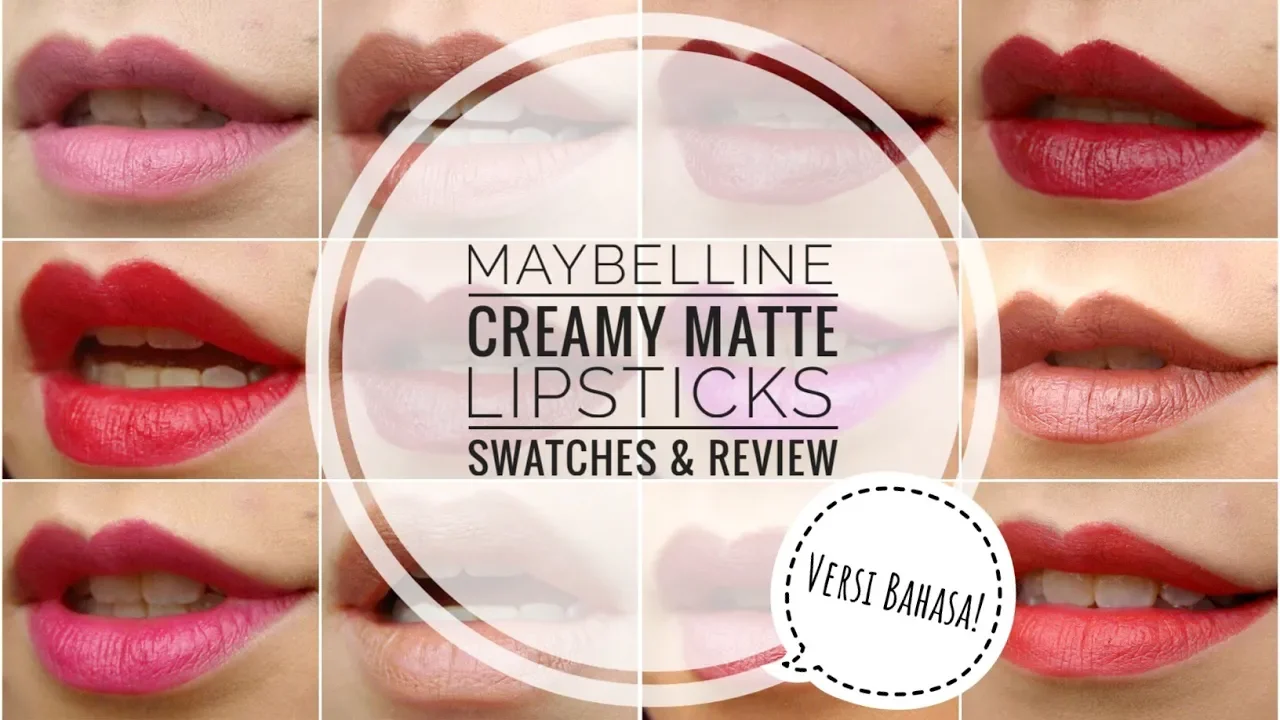 NEW shades MAYBELLINE creamy mattes|Swatch and Review| Glam Diva