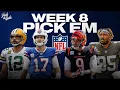 NFL Pick Em Week 8 Predictions 2022