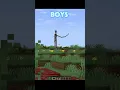 Download Lagu Boys VS Girls saw the bath in Minecraft