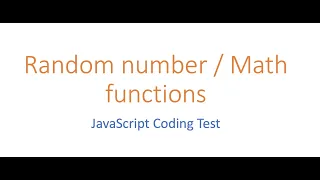 return a random number using Math functions in Javascript
