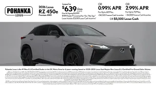 Pohanka Lexus of Chantilly August RZ450e Special