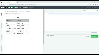 HackerRank SQL Select ALL SQL Learning
