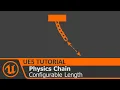 UE5 Physics Chain Tutorial - Configurable length