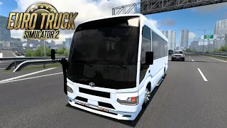 Bus Toyota Coaster 2022 MOD Euro Truck Simulator 2  Bus Toyota Coaster 2022 MOD Euro Truck Simulator 2