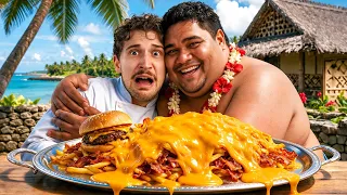 Fiz a dieta do país mais OBESO do mundo por 24h!