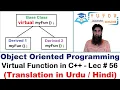Virtual Function in C Late Binding OOP C LECTURE - 56