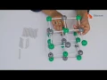 How To Make NaCl Sodium Salt Chemistry Molecular Model Using Balls and Stick Models