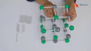 How To Make NaCl Sodium Salt Chemistry Molecular Model Using Balls and Stick Models
