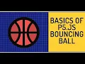 How to make Easy Bouncing Ball in p5 js Web Editor