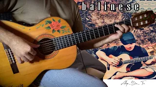 Download 『Balinese』(Alip_Ba_Ta) meet FRENCH 🇫🇷 flamenco gipsy guitar【FINGERSTYLE INDONESIAN SONG GITAR COVER】 MP3