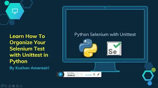 Organizing your Selenium Python test with Unittest