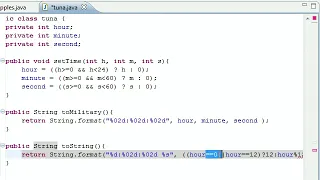 Java Programming Tutorial 37 Display Regular time