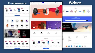 E - commerce Website HTML CSS JAVASCRIPT Part