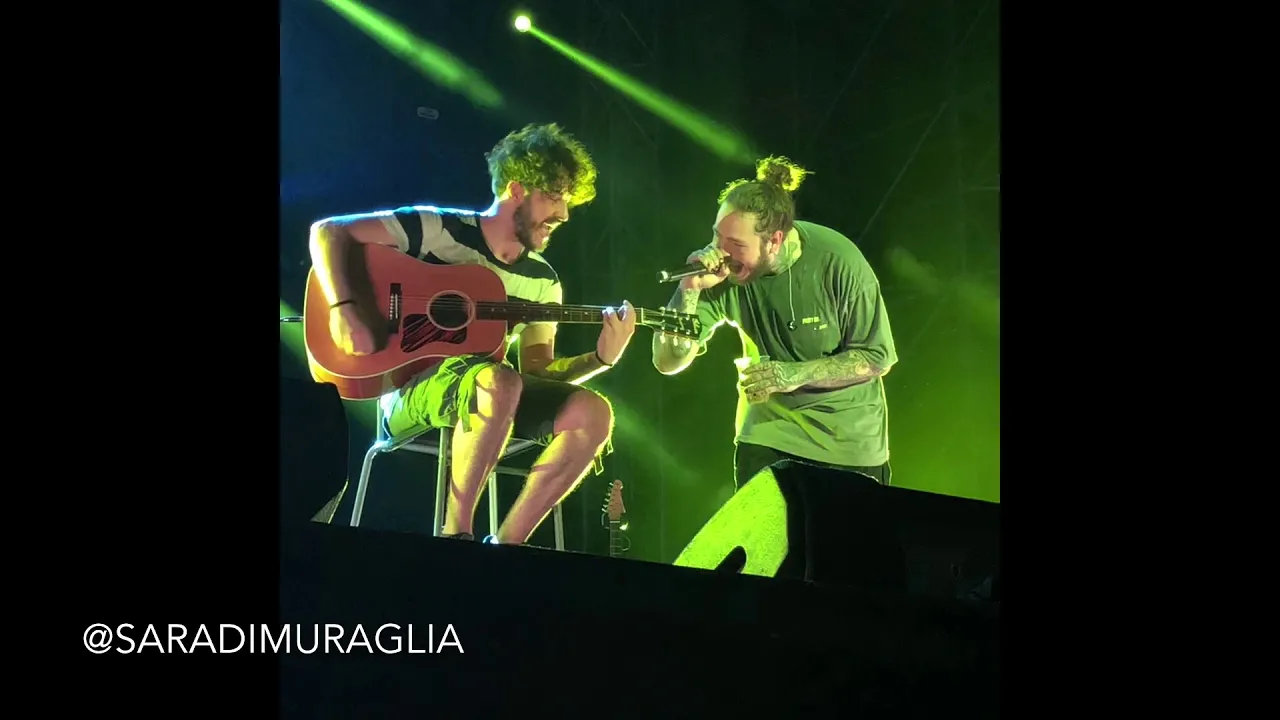 Fan Plays “Stay” With Post Malone Live At Rock In Roma 10/07/2018 Fan Plays “Stay” With Post Malone Live At Rock In Roma 10/07/2018