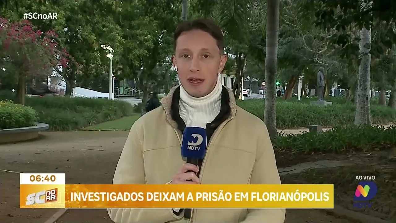 Investigados na Operação Presságio deixam a prisão em Florianópolis