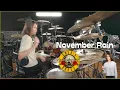 Download Lagu Guns N' Roses - November Rain | Drum cover by Kalonica Nicx
