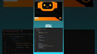 UI in 30s Ep 16 Stylish Chatbot UI in 30 Seconds HTML CSS JS