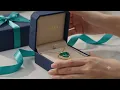 Gold malachite pendant commercial