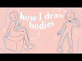 How i Draw female Bodies anatomy tips