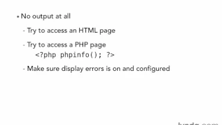Learn PHP Lecture 54 Common problems