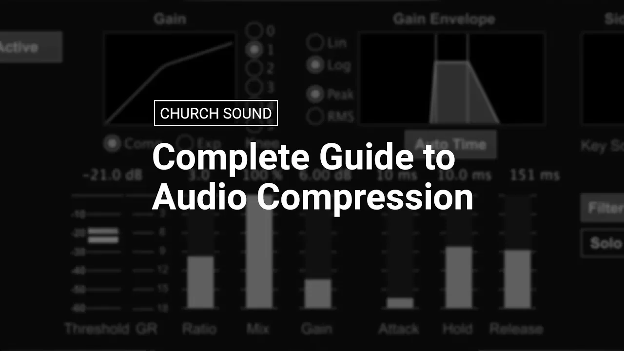 Compression Tutorial for Live Sound - Ratio, Threshold, Attack & Release Explained