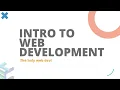 Introduction to Web Development Sunway Tech Club