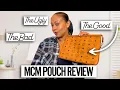 MCM Pouch Review Luxury Designer MCM Purse What Fits in My MCM Pouch