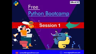 PYTHON TUTORIAL - SESSION 1 Live Training on Python From Basics to Advance BootCamp