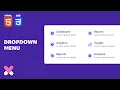 Design Code Dropdown Menu HTML CSS Part 3 of 4