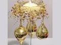 Gold drop glass ornaments set of three - Video 5 of 1