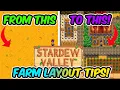 TIPS ON DESIGNING YOUR FARM LAYOUT Stardew Valley Tip