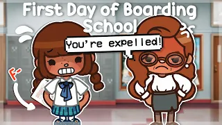 First Day Of Boarding School 🏫 | *with voice* | Toca Boca Roleplay 