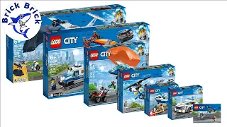 LEGO City Compilation All Sky Police 2019 Sets - Speed Build Review