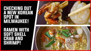 Sinabro A new Korean restaurant that has ramen with SOFT SHELL CRAB Flavor Of The Week