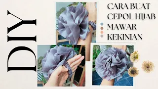 Download DIY Cepol Hijab Mawar | Cara Buat Cepol Hijab Tali Jumbo | DIY Scrunchies MP3