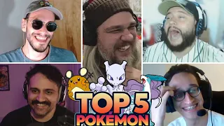 BOTEI 5 MESTRES POKÉMON PRA TRETAR !!