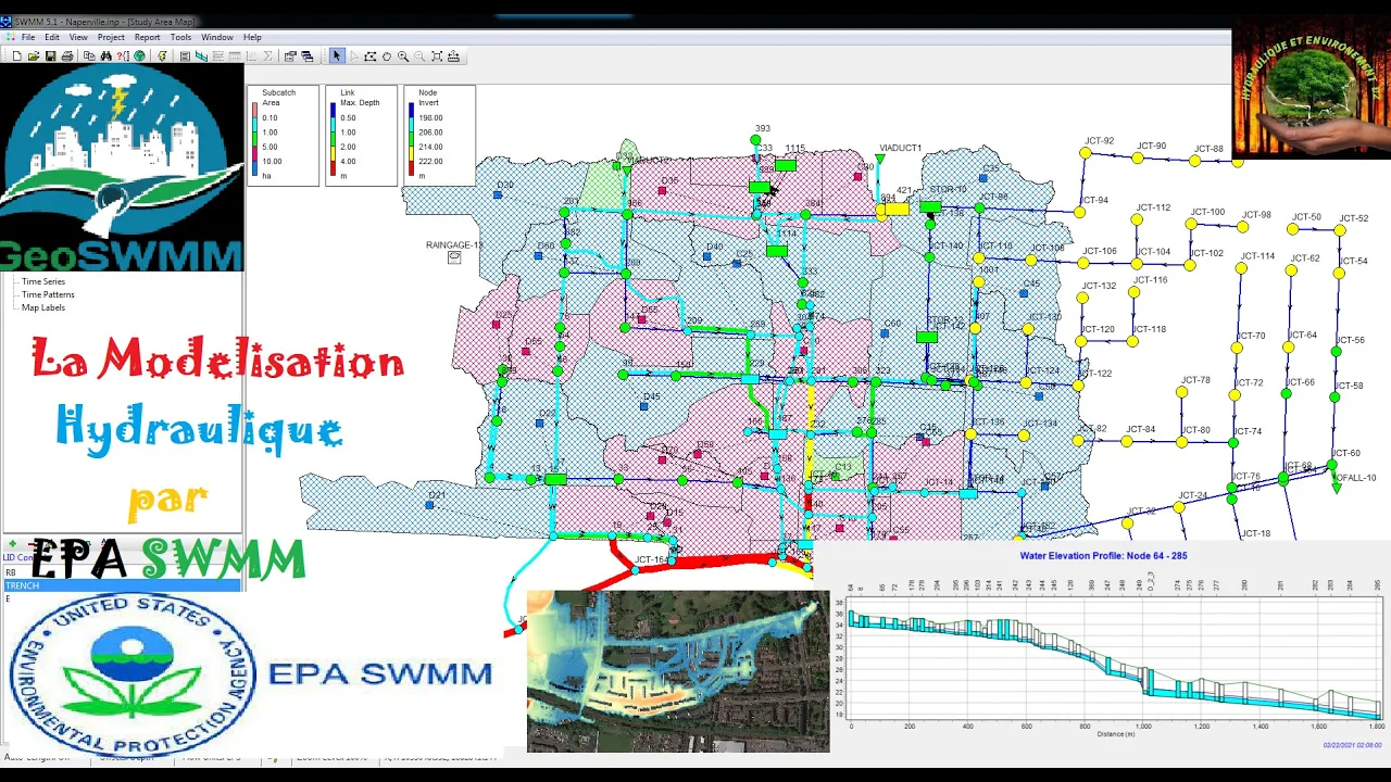 Formation : La Modélisation Hydraulique par logiciel EPA SWMM : étude d'Assainissement