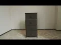 How to install a 4-drawer dresser storage tower