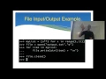 UCLA Collaboratory Python Workshop - Part 16 File Input and Output