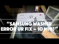 Samsung Washer error code UR Fix Suspension rods replacement
