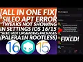 Fix Sileo APT error Fix Tweaks not showing in settings iOS Fix Sileo Not Upgrading Packages