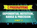 Exponential Notation Range Precision