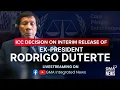 Lagu ICC decision on ex-President Duterte's interim release appeal (Nov. 28, 2025) | GMA Integrated News