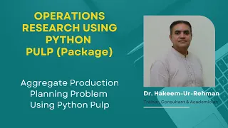 Aggregate Production Planning with PuLP Python Optimize Production Inventory Costs