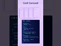 Easy way to make Card Carousel on CSS hover version