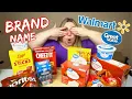 I TRIED Walmart GREAT VALUE BRAND vs NAME BRAND foods Blindfolded