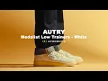 Autry Medalist Low Leather Trainers On Foot