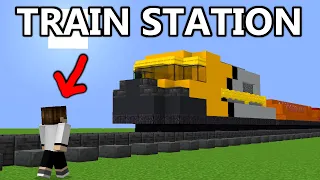 Minecraft: 15+ Train Station Build Hacks! [2026]
